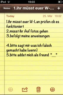 Wie man ein youtube video hochladen kann mit dem I-Pod Touch