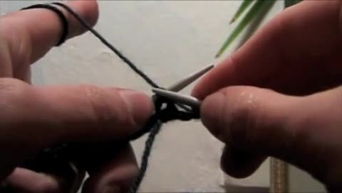 Linke Maschen stricken