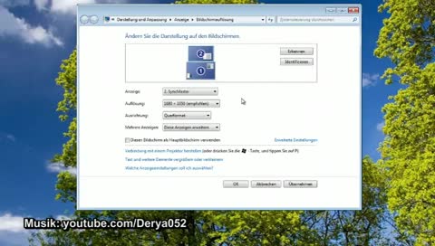 Windows 7: Zwei Bildschirme verwenden