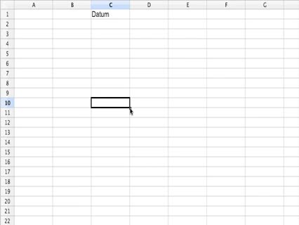 Excel: Fortlaufendes Datum automatisch erstellen