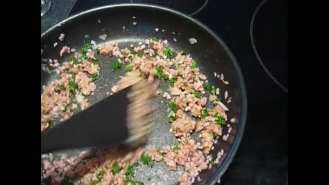 Schinkenhörnchen aus Blätterteig