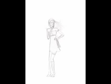 Zeichentutorial - Frau