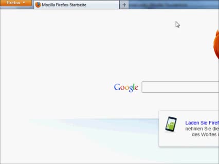 Adressleiste bei Firefox wiederherstellen