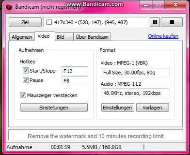 Lets play videos mit Bandicam aufnehmen + ton!