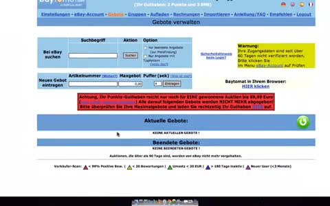 Das beste ebay Sniper Tool