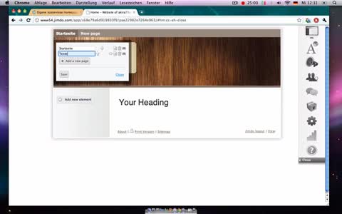 Homepage selber machen