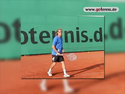 Tennis Highspeed-Video: Vorhand Slice