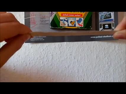 Herz aus 29cm langen streifen machen