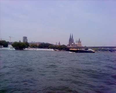 von der  mosel über den rhein, bis in medien-hafen düsseldorf