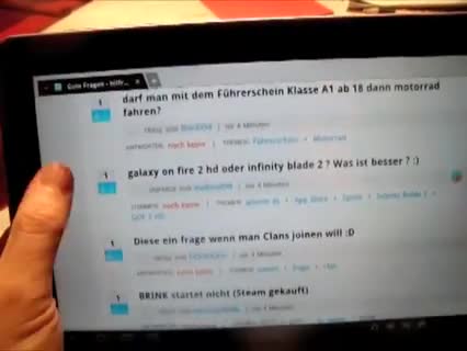 Das Samsung Galaxy Tab 10 im Verglech zum iPad