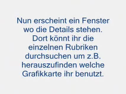 Hardware Details rausfinden.