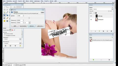 GIMP - Tutorial - Deutsch - Tattoo