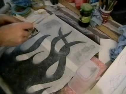 Airbrush: Flammen Teil 2