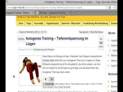 Autogenes Training kostenlos downloaden
