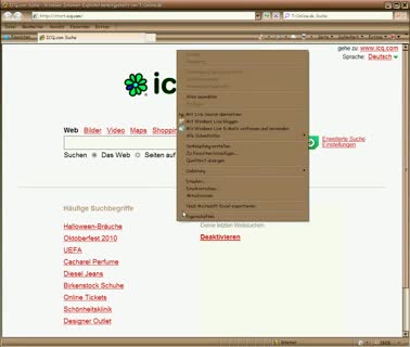 Quelltext anzeigen beim Internet-Explorer