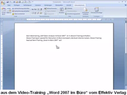 Word 2007 Makro erstellen