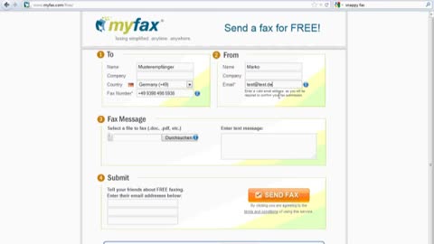 Fax kostenlos im Internet versenden