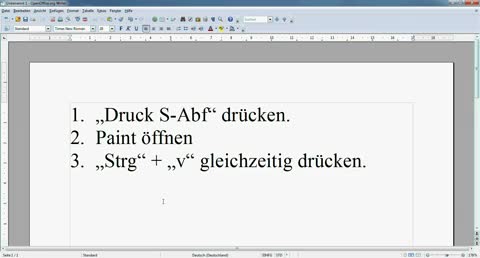Screenshot machen
