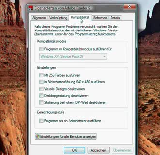 Wie man ein Programm nach dem Betriebssystem anpasst...