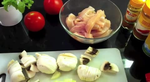 Pasta mit Hähnchenbrust