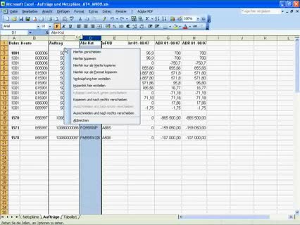 Excel Rechte Maustaste - www.Effektiv-Verlag.de