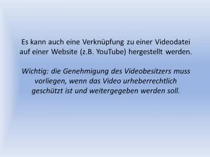 In PowerPoint 2010 ein Video einbetten