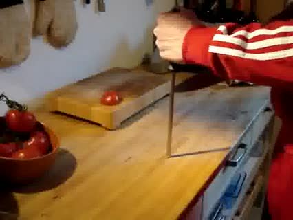 Schleifen von Messern mit einem Wetzstahl
