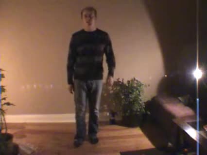 Hackysack über die andere Schulter