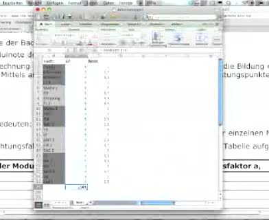 Einfache Rechen-Funktionen in Excel