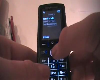 Verstecktes Handymenü benutzen (Sony Ericsson)