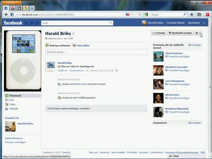 Person bei Facebook blockieren