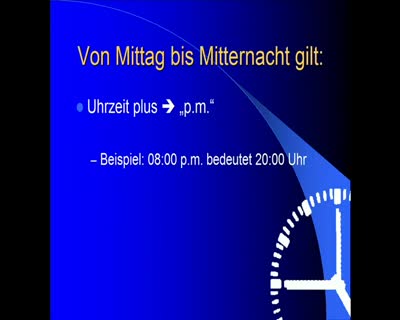Englisch: Nie mehr 