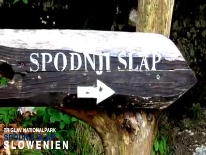 Reisetipp: Slowenien - Spodnji Slap (Triglav Nationalpark)