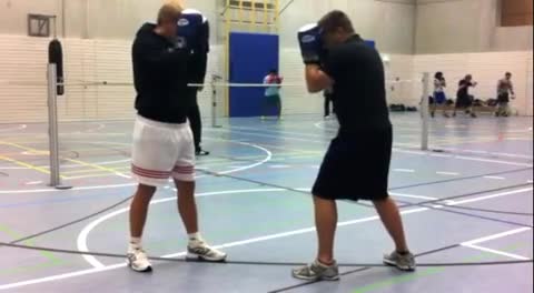 Boxschlag blocken und kontern