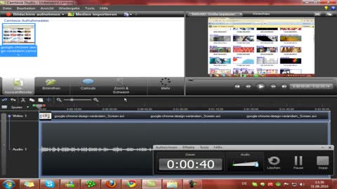 Videos erstellen, mit Camtasia