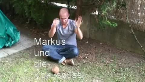 So öffnet man eine Kokosnuss