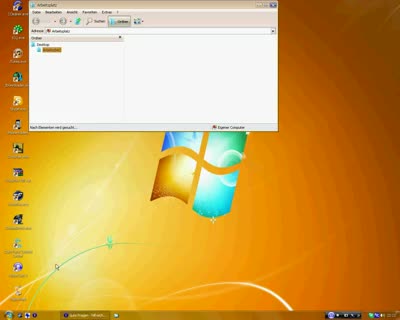 so sieht es aus wenn man ein windows vista theme auf einem windows xp betriebssystem hat