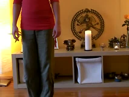 Berghaltung - stehendes Yoga zum Mitmachen