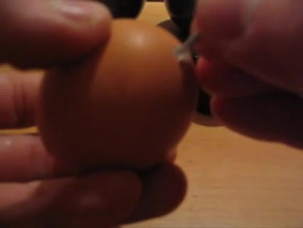 Eier ausblasen - so macht man das