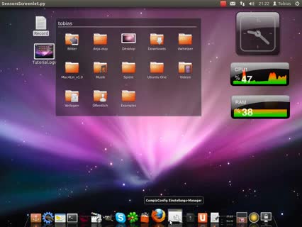 Wie installiere ich ein Dock (Linux)???