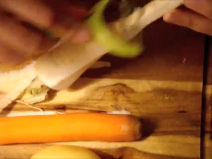 Kochen: French Fries aus Wurzelgemüse