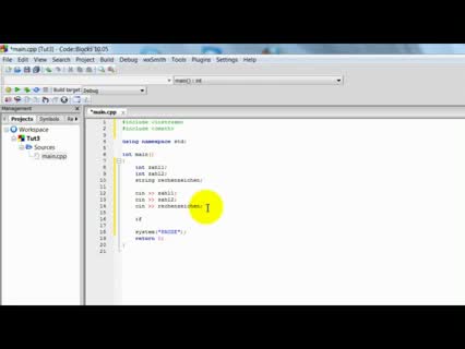  C++ Tutorial 3: Taschenrechner-1