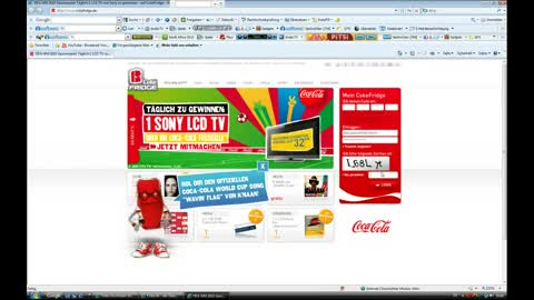 Coke fridge
