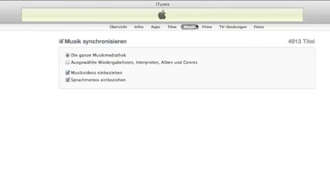 Musik aufs iPhone laden