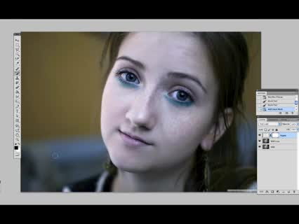 Schminken mit Photoshop - Nondestruktives Arbeiten