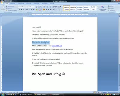 Youtube Videos Downloaden (Legal)