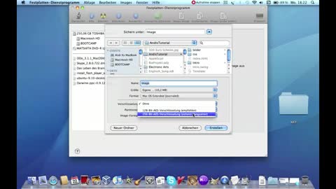 Dateien per Image Passwort schützen - Mac