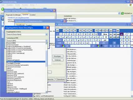 Windows XP Virtuelle Tastatur OSK www.Effektiv-Verlag.de