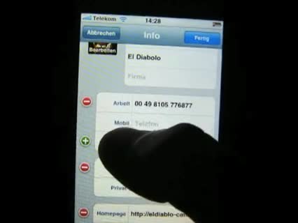 iPhone: Kontakte bearbeiten