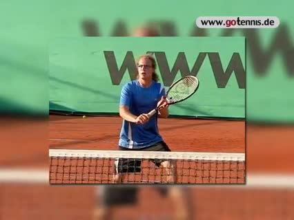 Tennis Tipp: Rückhand Volley im Highspeed - Modus
